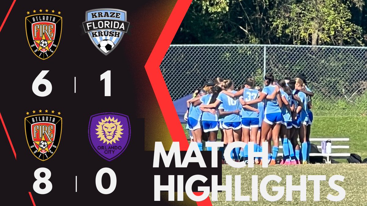 jjohnson_soccer's tweet photo. Great TEAM WINS this weekend! We are AFU 2010G ECNL 🔥🔥🔥

#soccerlife #weareafu #ecnlgirls #leadersplayhere @ECNLgirls @atlantaunitedsa
@ImYouthSoccer @ECNLSoutheast https://t.co/Pv3vCQQ0S6