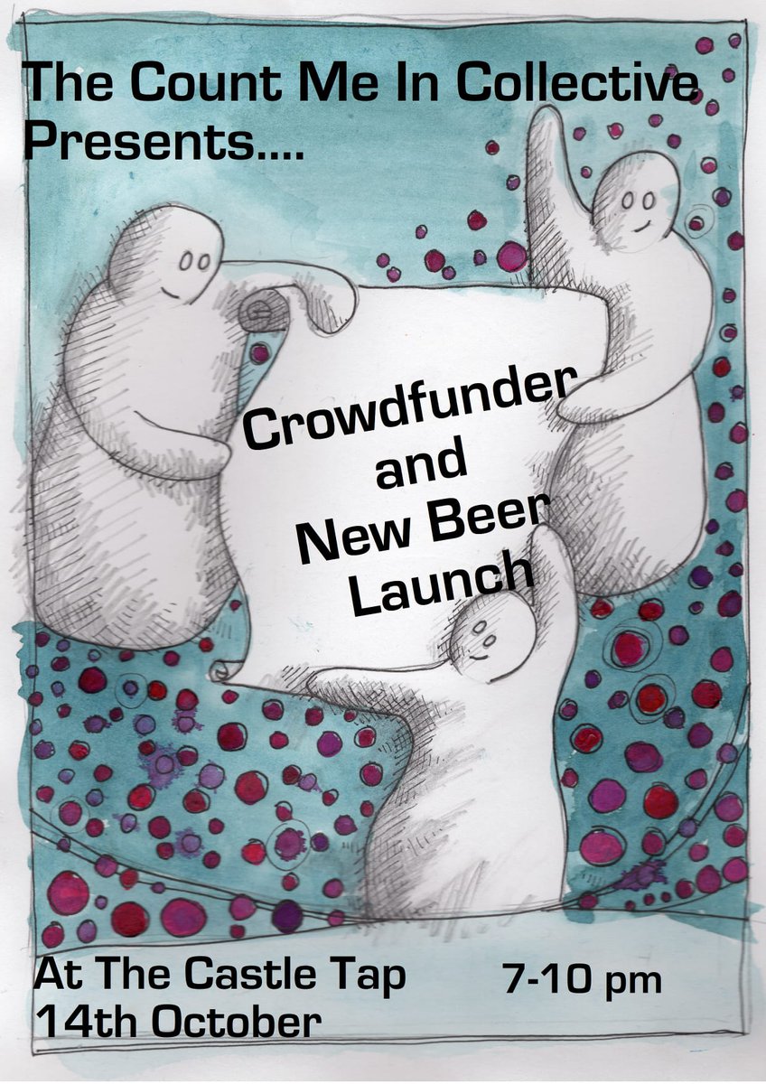Exciting news!!!! New event, launching our crowdfunder, and brand new beer, Stand Up and Be Counted, a black IPA brewed with the incredible @ElusiveBrew Really hope folks in Reading or those who can get there come along. (RT's gratefully received!)