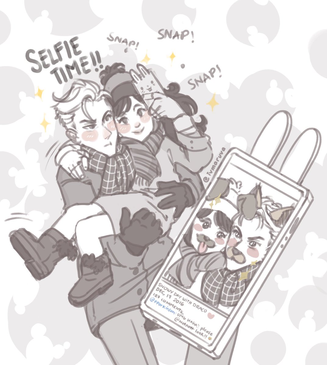 Something fluffy and silly for a change! 
#dramione