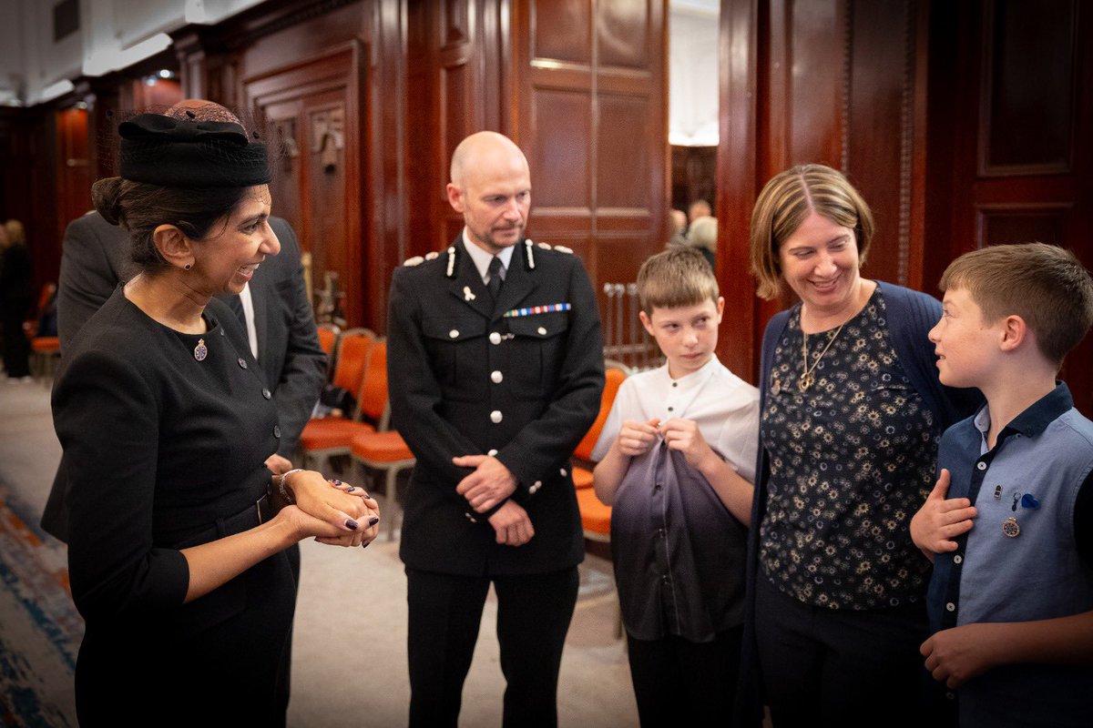 On @npmdUK in Cardiff today, I was honoured to recognise the brave and selfless police officers who gave their lives in the line of duty. As Home Secretary, I am committed to doing everything in my power to give police the tools they need to keep them safe on active duty.