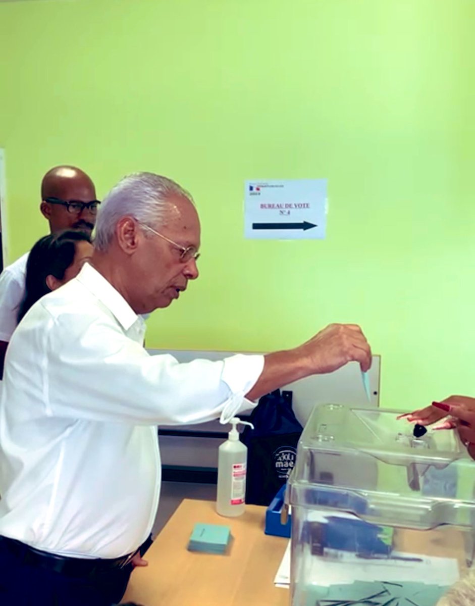 A voté ! 🗳️
#Senatoriales2023 
#Guadeloupe
