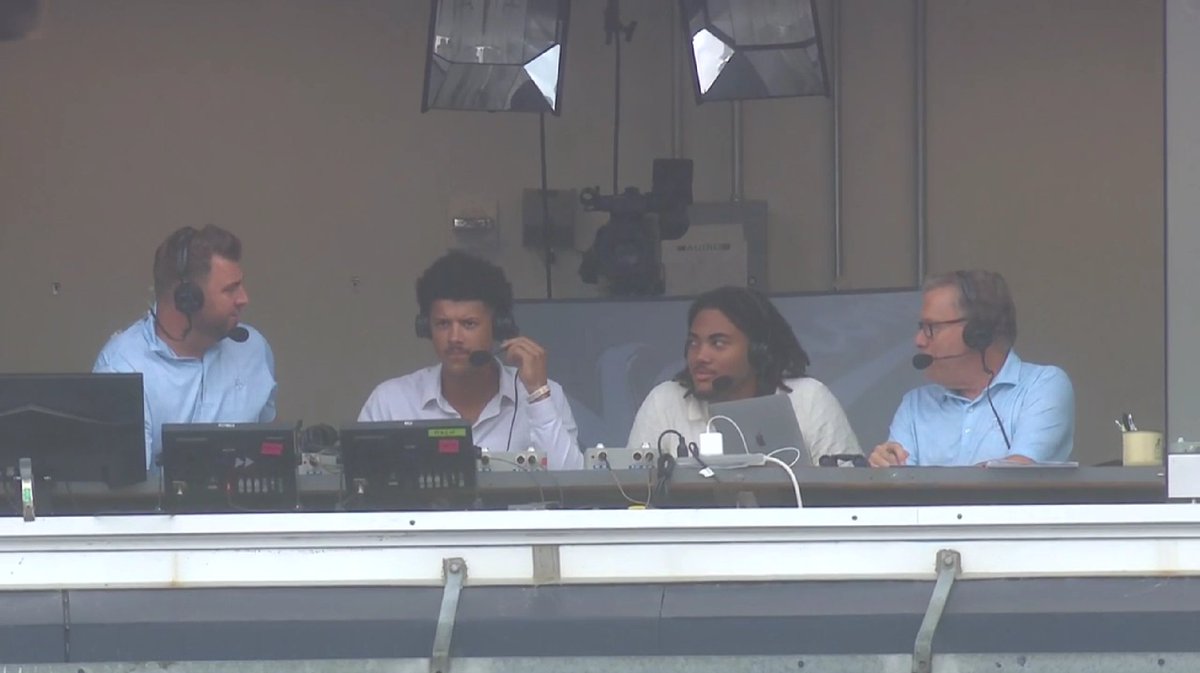 Some familiar faces in the booth with Bob and Franny!