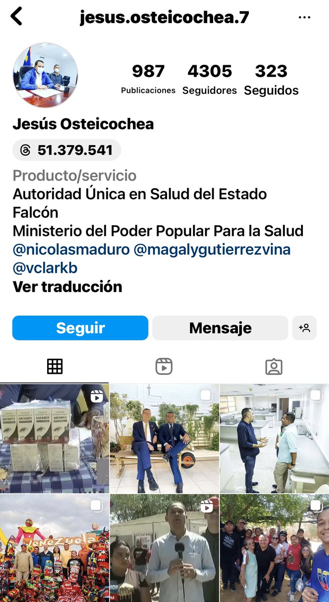 Miren el prontuario del nuevo Viceministro de Salud. Nada más y nada menos que el Dr Jesús Osteicoechea. Bajo su dirección en la Secretaría de Salud y estando en pandemia se perdieron 5 mil vacunas Clexanes valoradas en 100.000$. Jesús Osteicoechea era el Secretario de Salud de
