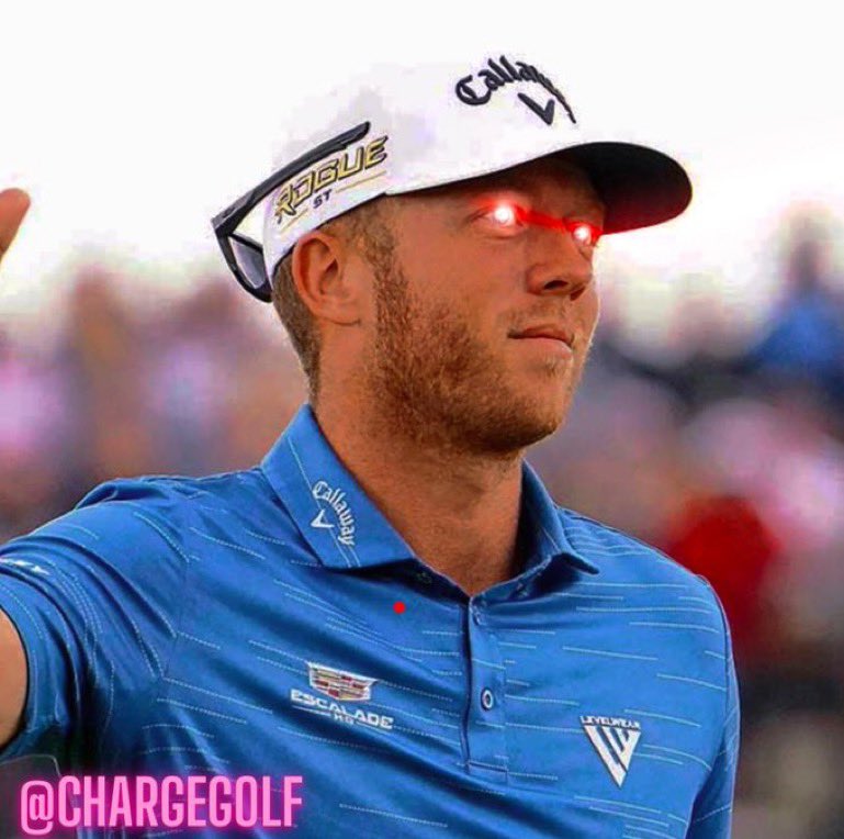 Talor has it dialed in. 9ft for birdie on the par 5 6th.
