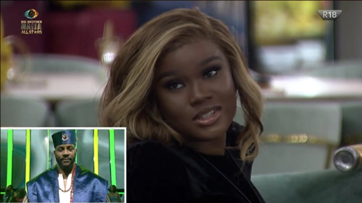 BBNaija's tweet photo. Ceec says if she were single she would have had a relationship with Neoenergy because she finds him attractive. #BBNaija #BBNaijaAllStars 

Download #MyDStv here 👉🏾 https://t.co/UZK4o0x7FG or #MyGOtv here 👉🏾https://t.co/LcV3DBmUkb to reconnect to the tea. https://t.co/Ks1hHPpLGK