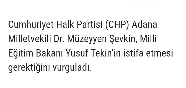 Kimse istemiyor seni istifa ett 
Yusuf tekin görevden alınmalıdır 
#YusufTekinistifa <a href="/herkesicinCHP/">CHP 🇹🇷</a> <a href="/RTErdogan/">Recep Tayyip Erdoğan</a>