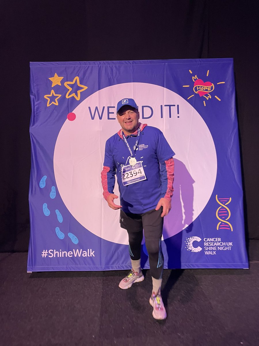 Can’t feel my legs 🏃‍♂️🤣 well done everyone at the #ShineWalk 👊🏼💙