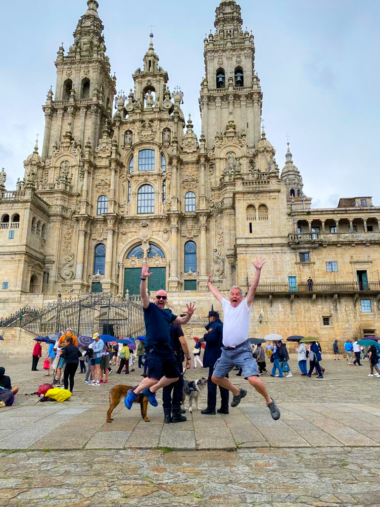 240 Kms walked from Porto to Santiago on the Camino Portuguese 👍 Excellent for blowing away the cobwebs 😎 #active #travel #culture #History