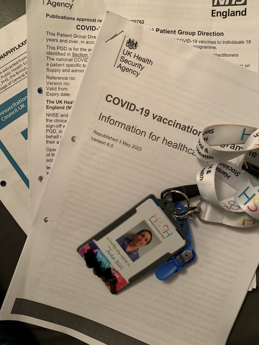 First clinical shift in a long time…fast paced covid clinic…loved it!! Great team of lovely professionals #GPN #lovenursing #CovidVaccine <a href="/hartstockhealth/">Hartlepool and Stockton Health (H&SH)</a> <a href="/TeesUniSHLS/">@TeesUniSHLS</a>