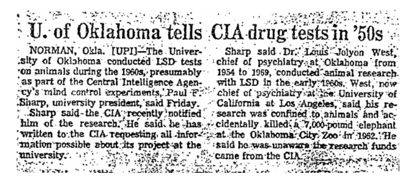 PaulaWehli23578's tweet image. #CIAmindcontrol
#MKUltra
#LSD