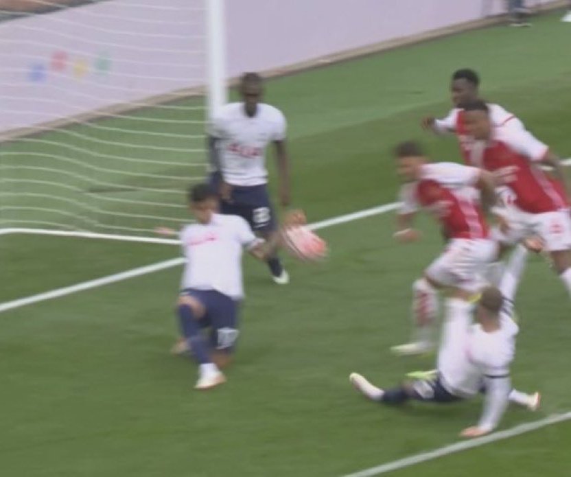Both in the box, both goal bound, but one checked by VAR and given as a penalty, while the other wasn't even checked. Different rules for Manchester United.