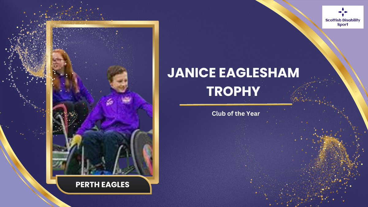 SDS_sport's tweet photo. Congratulations to @PerthEaglesWSC the winner of the Janice Eaglesham Trophy for Club of the Year
The club is going from strength to strength with over 70 members taking part in sport & PA at no cost!
#SDSAwards23
#InspiringThroughInclusion https://t.co/U5uk0aRVf0