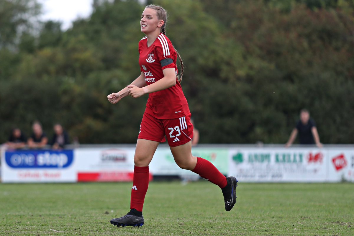 Airbus 03/09/23 - ⚽️⚽️🅰️

NFA 10/09/23 - ⚽️⚽️🅰️🅰️

Airbus U19s 15/09/23 - ⚽️

Y Felinheli 17/09/23 - ⚽️

Bangor 24/09/23 - ⚽️

Phoebe Ellis has simply been unstoppable throughout September!🔴🔥