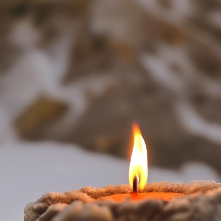 comfiecandles's tweet photo. A single burning candle on a mountain in 4k https://t.co/usYi4eqkt9