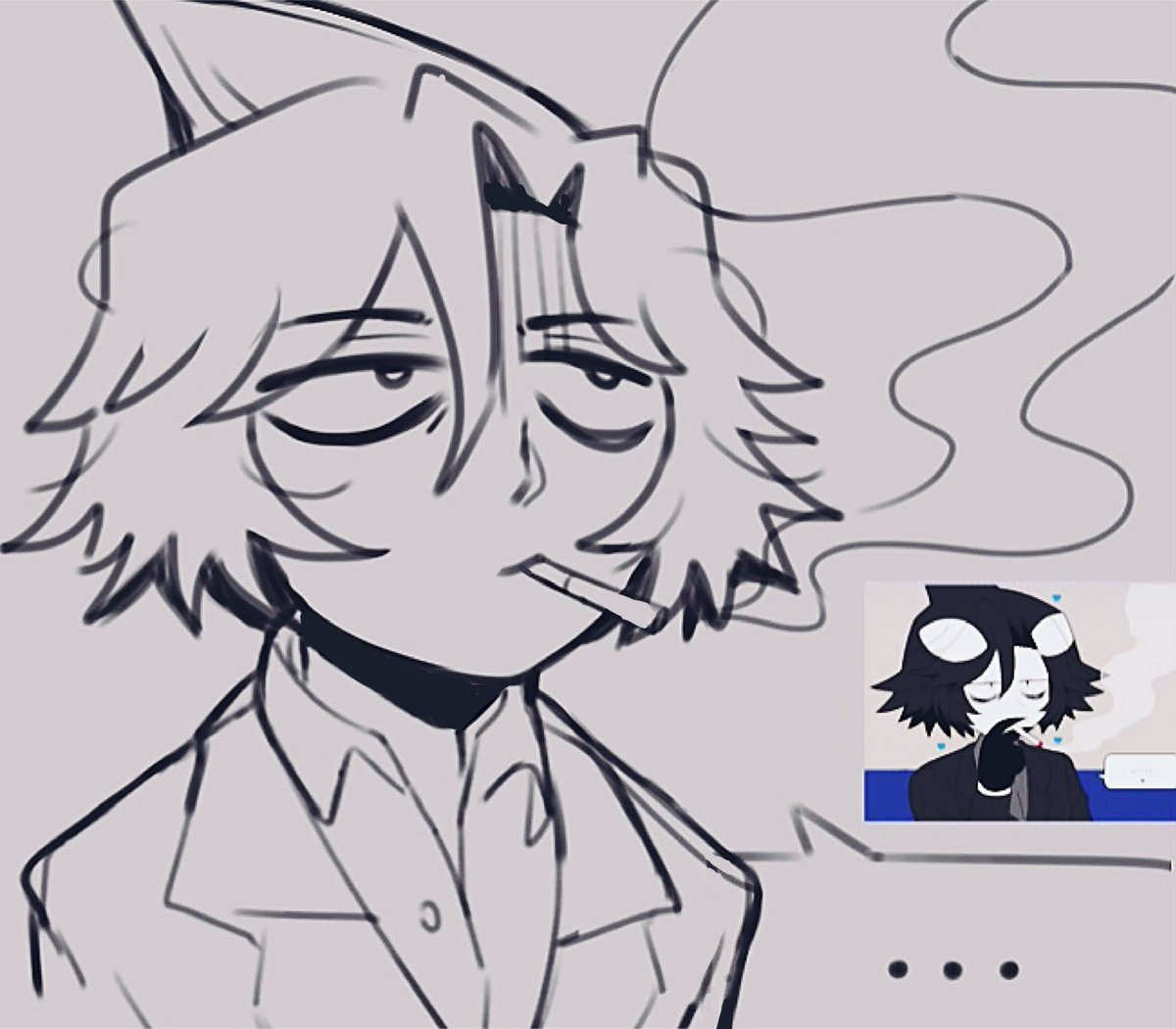 catcometz's tweet photo. 🚬 #idate #funamuseart https://t.co/y1Pls8a2Va