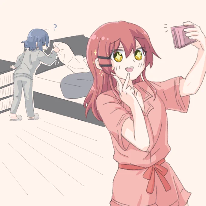 #リョウ喜多 
直接快進到交往前提(⁠ ͡⁠°⁠ ͜⁠ʖ⁠ ͡⁠°⁠)⁠
情侶的把戲(?) 