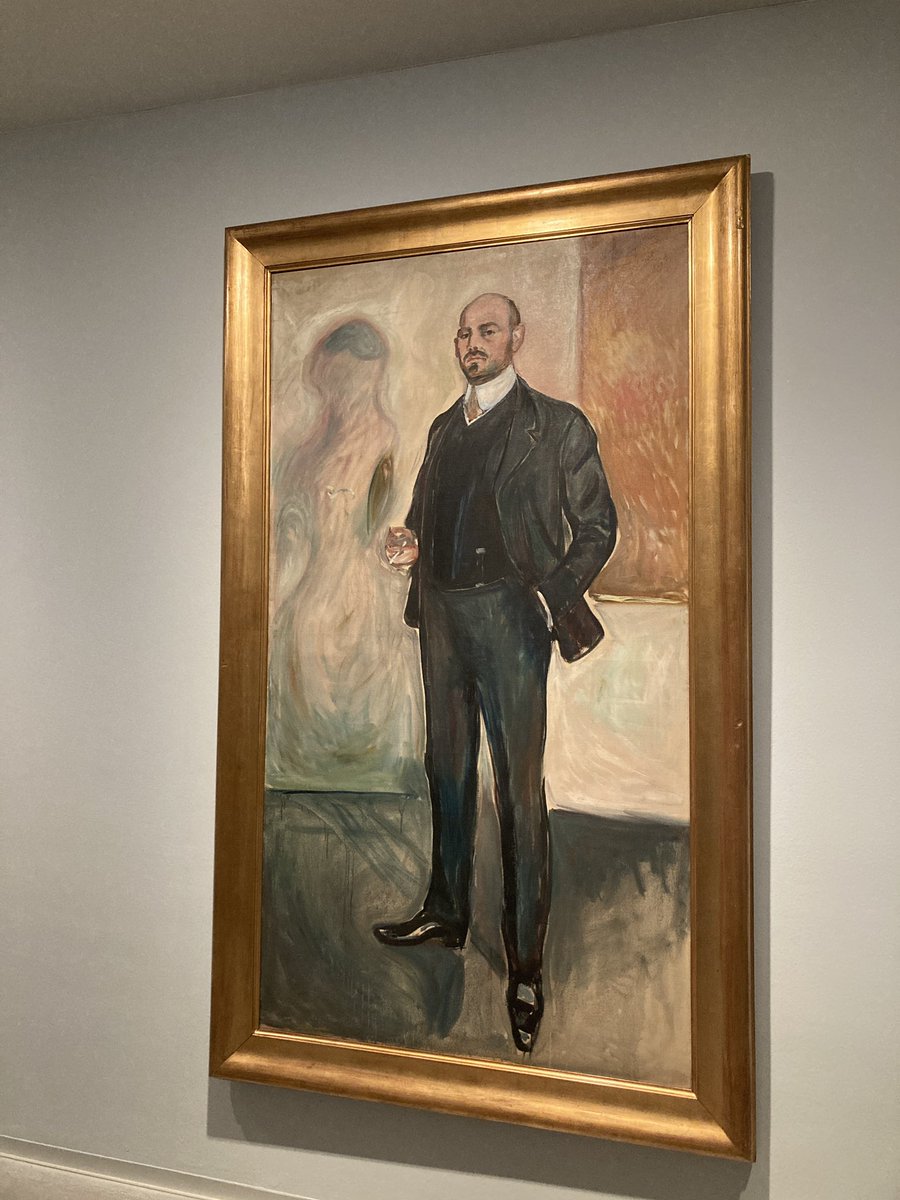 Grüße aus Berlin von mir und Walter Rathenau, gemalt von Edvard Munch. Vielleicht waren wir in der aktuellen Ausstellung in der @BG_Museum