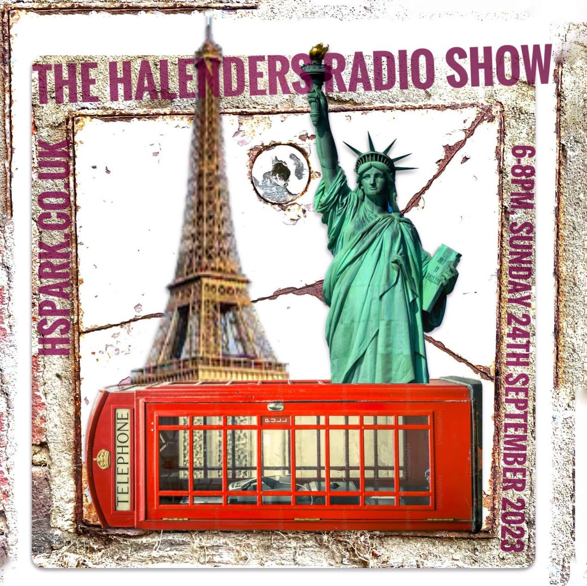 In my live Halenders Radio Show, I'll be delving into the concept of 'London, Paris, New York' via carefully chosen songs by: Corduroy, Blur, Metric, The Smiths, Yardbirds, Pogues, ELO, Chilly Gonzales, Paloma Faith, Billie Holiday & more. All from 6-8pm tonight!