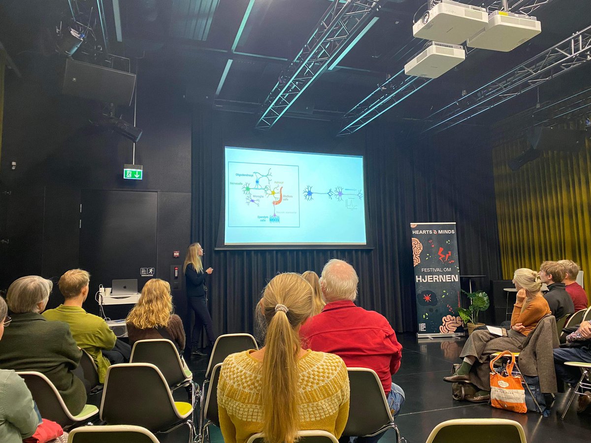 Great experience today talking about stem cells and brain organoids as disease models at the Hearts &amp; Minds festival about the #brain

Lots of good questions from the audience about the perspectives and ethics - and only one person looking slightly asleep 😅