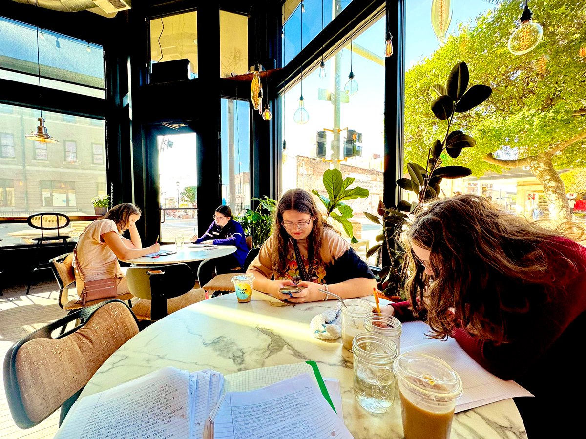 MrsBButters's tweet photo. Yesterday was a wonderful day full of poetry: workshop, writing, and reading. Thank you @sierrademulder https://t.co/aJEzC13t8V