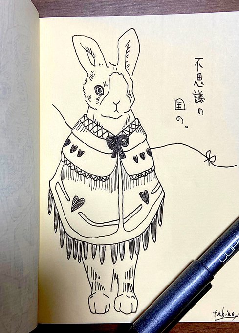 不思議の国の。その②
#うさぎ #アイデアスケッチ #絵柄が好みっていう人にフォローされたい 