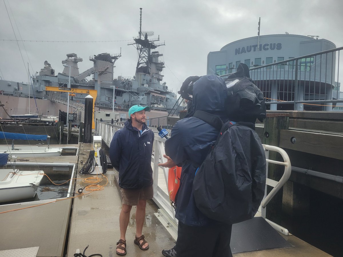 Mike Bogad (@michaelbogad) on Twitter photo A special thanks to <a href="/NauticusNorfolk/">NauticusNorfolk</a> for helping us cover #ophelia and providing our team protection from the elements as needed. We loved the incredible views of <a href="/NorfolkVA/">City of Norfolk, VA</a> and the harbor! <a href="/Paul_Goodloe/">Paul Goodloe</a> <a href="/JoeFloccari/">Joe Floccari</a> <a href="/weatherchannel/">The Weather Channel</a> A special thanks to <a href="/NauticusNorfolk/">NauticusNorfolk</a> for helping us cover #ophelia and providing our team protection from the elements as needed. We loved the incredible views of <a href="/NorfolkVA/">City of Norfolk, VA</a> and the harbor! <a href="/Paul_Goodloe/">Paul Goodloe</a> <a href="/JoeFloccari/">Joe Floccari</a> <a href="/weatherchannel/">The Weather Channel</a>