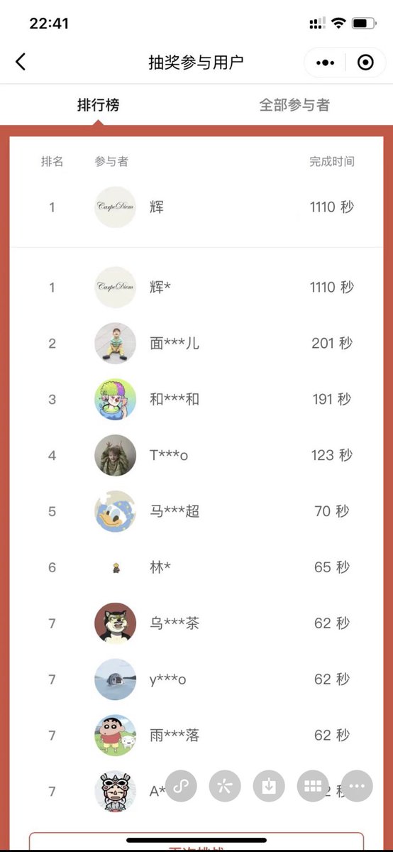群友抽奖已经内卷到天翻地覆了
真可怕这群人
你们知道抽的是什么吗
一个个争先恐后的
良好的群氛围和不断的输出和共情感是一个群长远之道
kfc目前标配80人
上次拍卖席位1100-1350
主打就是抽奖和发钱和发信息alhpa和思想研究和定期捡钱加部分撸毛
祝我好哥哥茅台哥生日快乐🎂🎂🎂@hukun75572641