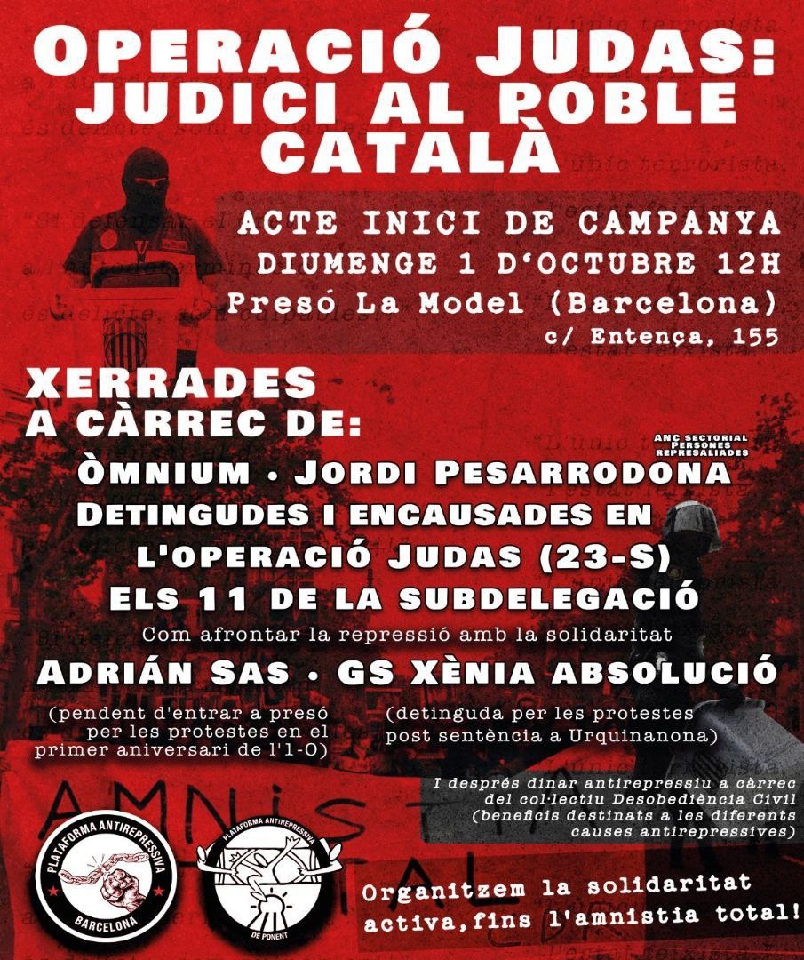 CDR Camp de Tarragona (@cdrcamptgn) on Twitter photo <a href="/TarragonaCdr/">CDR Tarragona</a>
<a href="/cdr_cambrils/">CDR Cambrils #ElPoderDelPoble</a>
<a href="/cdraltafulla/">CDR Altafulla</a>
<a href="/cdralcover/">@CDRAlcover</a>
<a href="/CDRReus/">CDR Reus</a>
<a href="/CDRPoblaMafumet/">CDRPoblaMafumet</a>
<a href="/cdrmontbrio/">CDR Montbrió</a>
<a href="/cdrpallaresos/">CDR Els Pallaresos</a>
<a href="/CdrSalou/">CDR Salou</a>
<a href="/CDRspisp/">CDR SantPereiSantPau</a>
<a href="/CDRtgneixample/">CDR Tarragona Eixample</a>
<a href="/cdrtgncentre/">CDR Tarragona Centre</a>
<a href="/cdrmestral/">Cdr Mestral</a>
<a href="/TgnesIntCDR/">Comitè de Defensa Tarragonès Interior</a>
L'1-O tothom a BCN
Estarem amb <a href="/Detingudes23S/">Detingudes23S</a>
Reorganitzeu-vos✊
#1OctOperacioJudes <a href="/TarragonaCdr/">CDR Tarragona</a>
<a href="/cdr_cambrils/">CDR Cambrils #ElPoderDelPoble</a>
<a href="/cdraltafulla/">CDR Altafulla</a>
<a href="/cdralcover/">@CDRAlcover</a>
<a href="/CDRReus/">CDR Reus</a>
<a href="/CDRPoblaMafumet/">CDRPoblaMafumet</a>
<a href="/cdrmontbrio/">CDR Montbrió</a>
<a href="/cdrpallaresos/">CDR Els Pallaresos</a>
<a href="/CdrSalou/">CDR Salou</a>
<a href="/CDRspisp/">CDR SantPereiSantPau</a>
<a href="/CDRtgneixample/">CDR Tarragona Eixample</a>
<a href="/cdrtgncentre/">CDR Tarragona Centre</a>
<a href="/cdrmestral/">Cdr Mestral</a>
<a href="/TgnesIntCDR/">Comitè de Defensa Tarragonès Interior</a>
L'1-O tothom a BCN
Estarem amb <a href="/Detingudes23S/">Detingudes23S</a>
Reorganitzeu-vos✊
#1OctOperacioJudes