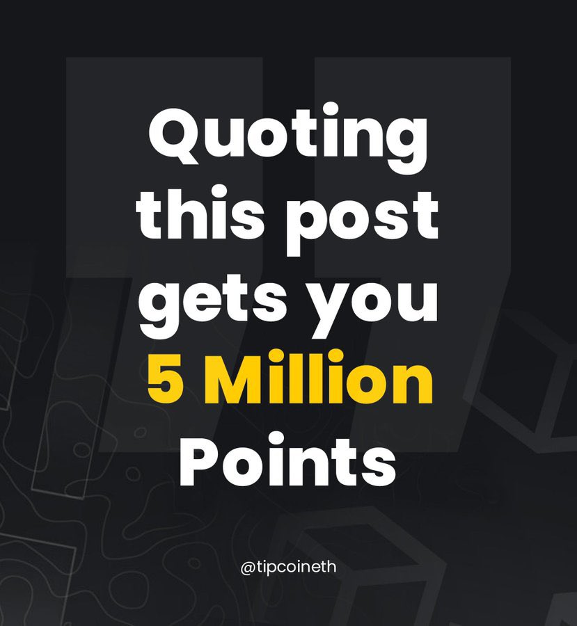 0xjayn3's tweet image. Giving up on @tipcoineth cause of some technical difficulties is not an option for me❌

Time to put more force to earn $tip