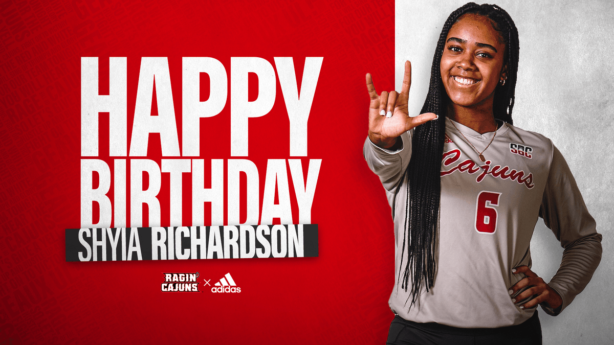 HBD <a href="/shyiarichardson/">shyia🦋</a>! 🎂🎉🥳

May your first as a Ragin' Cajun be amazing! 

#GeauxCajuns