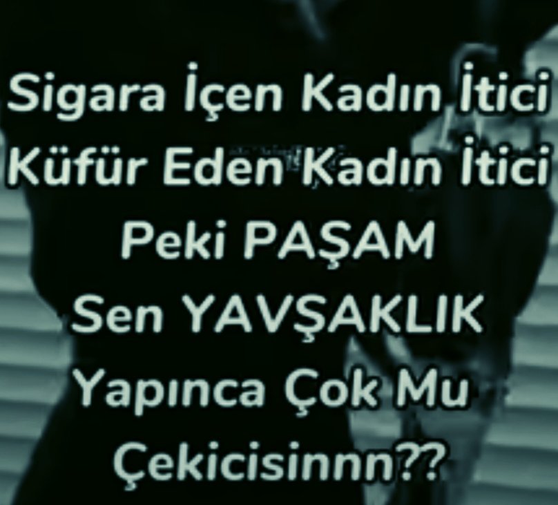 Biz kötüyüz aynenn 😆😁