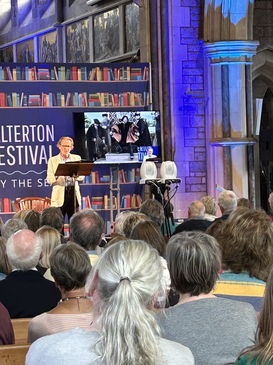 Anton Lesser and pianist Katherine Rockill mesmerise with Wolf Hall readings and accompanying music composed by Deborah Wiseman. A wonderful end to five fabulous festival days #wolfhall #hilarymantel #bookfestival