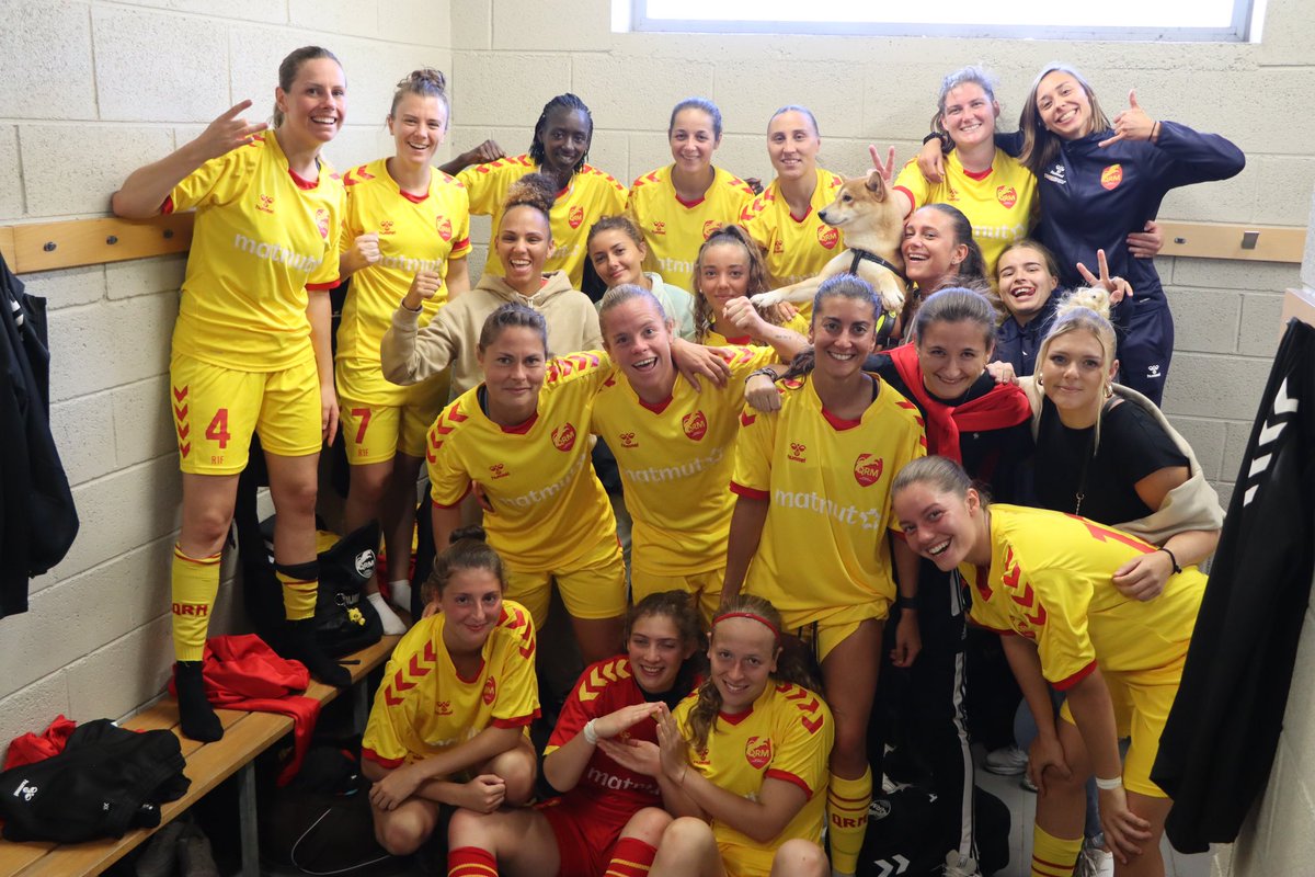 QRMFeminines's tweet photo. ✌️ +3 pts ! ✅ Les filles s’imposent 4️⃣ à 0️⃣ face à l’AS Cherbourg ! 

⚽️ Kelia Leduey
⚽️ Estelle Ropers
⚽️ Fati Ba
⚽️ Ameline Demesse https://t.co/dusLEa2U7v