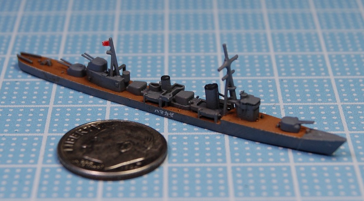 Geedunk_Ships's tweet photo. Kagero-class destroyers of the Imperial Japanese Navy in 1/1800 scale. #WW2 #Kagero #Destroyer #Destroyers #Guadalcanal #TokyoExpress #Navy #WW2Navy #IJN #scalemodelships https://t.co/xTV3WyQ2yJ