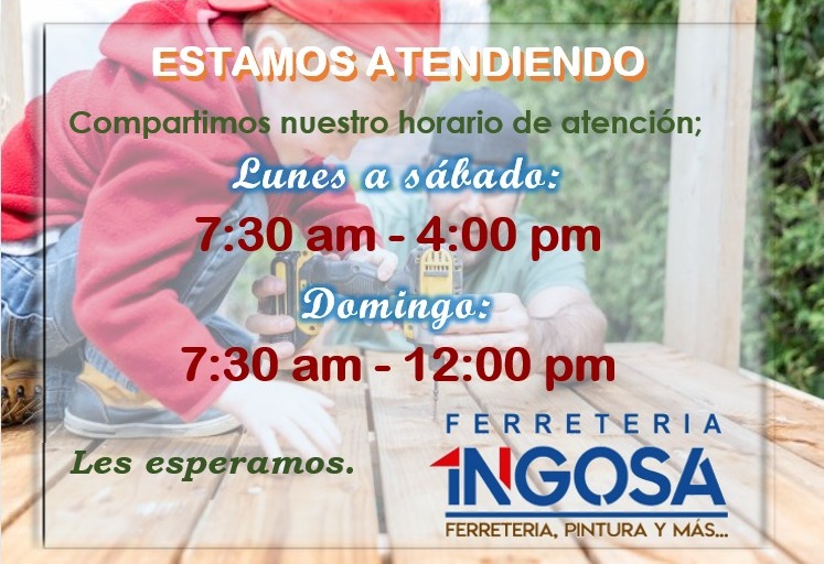 Tenemos todo lo que necesita para la #reparación y #mantenimiento de su #tanque.
Les esperamos.
𝐂𝐨𝐧𝐭á𝐜𝐭𝐚𝐧𝐨𝐬:
# 2279-9234 𝒚 # 8966-5804
wa.me/message/E4SM5K…
# 8963-1868
wa.me/message/P7WONZ…
𝑽𝒊𝒔𝒊𝒕𝒂𝒏𝒐𝒔:
Km. 10.6 de c. a Masaya, m/der, sobre la autopista.