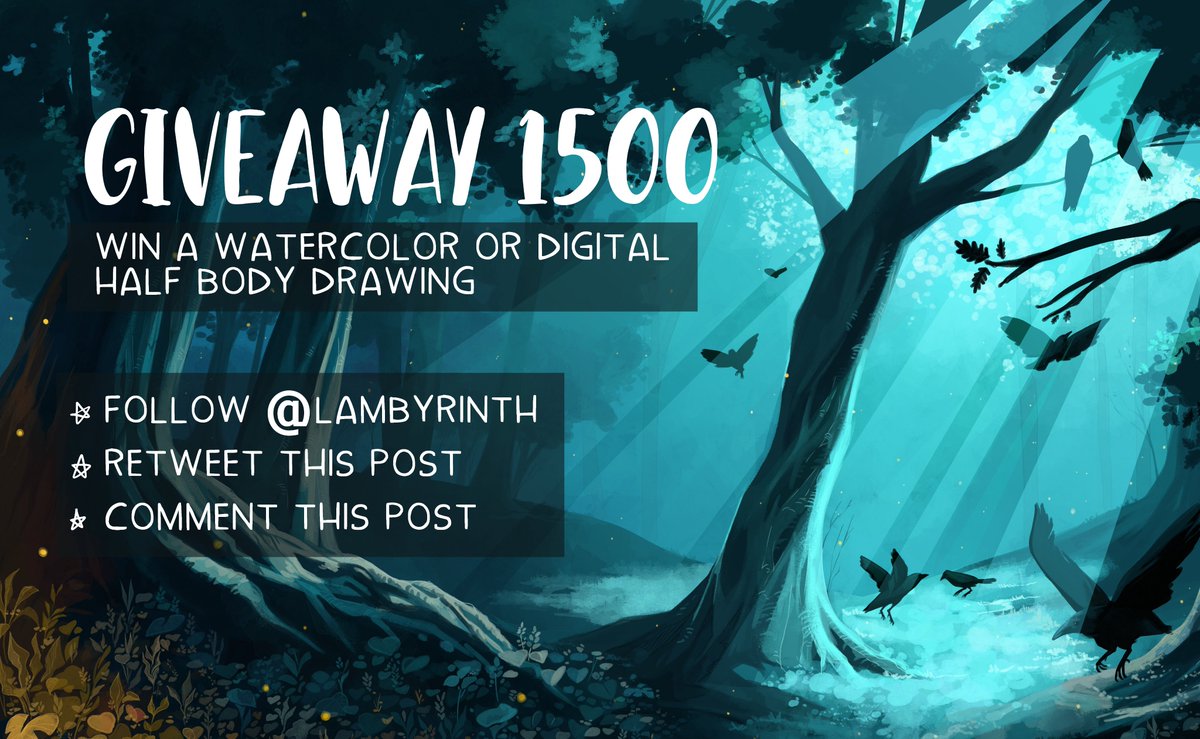 Lambyrinth's tweet image. Allez le visuel de la flemme là, c'est parti, juste à liker mon profil, retweeter ce post et le commenter et je tirerai au sort un gagnant pour lui faire gagner un dessin ! (Type half-body, aquarelle ou digital, et on discute de ce que vous voulez dans la limite du possible!)