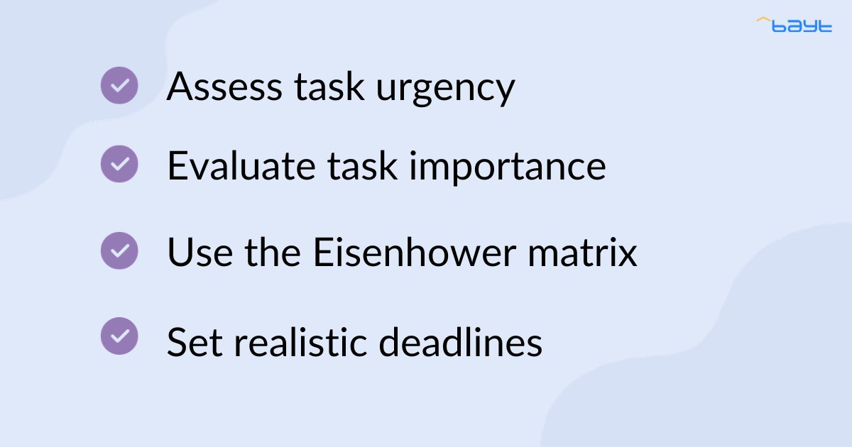 Baytcom's tweet image. 🚀 Master your deadlines and supercharge productivity! 📈 Discover 10 actionable strategies for success, from prioritizing tasks to banishing distractions. 
Ready to take control and achieve with confidence? 
🎯 Read more: bit.ly/3POWzfA
#TaskPrioritization