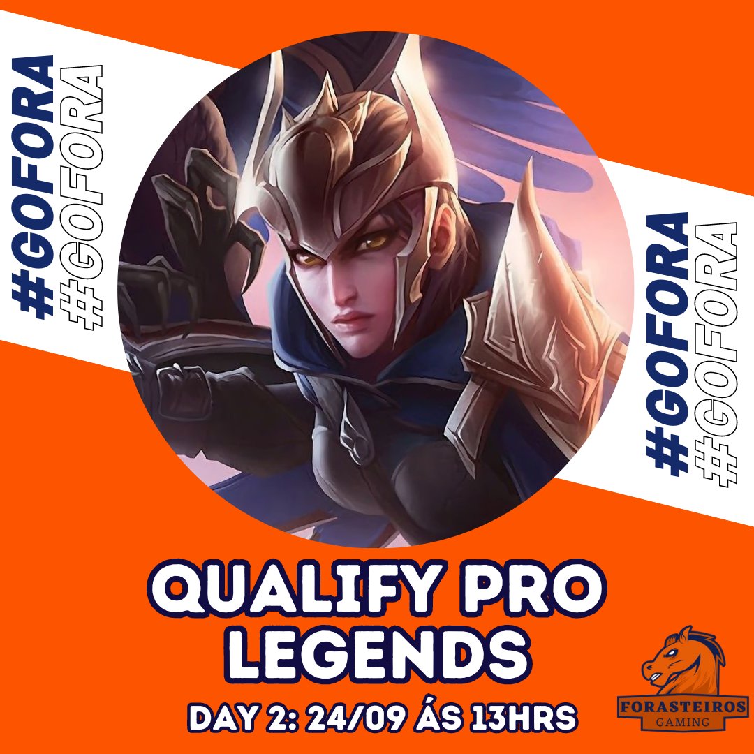 ForasteirosGG's tweet photo. 🔔 GAME DAY - QUALIFY PRO LEGENDS 🔔
Boa tarde forasteiros, esta começando mais um dia de qualify nesse domingo de verão! Esta quente virado o inferno, mas nossos forasteiros já estão apostos e prontos para competir. Bora torcer?
#GOFORA #PROLEGENDS #TFTBR https://t.co/DlYC8YPGLQ