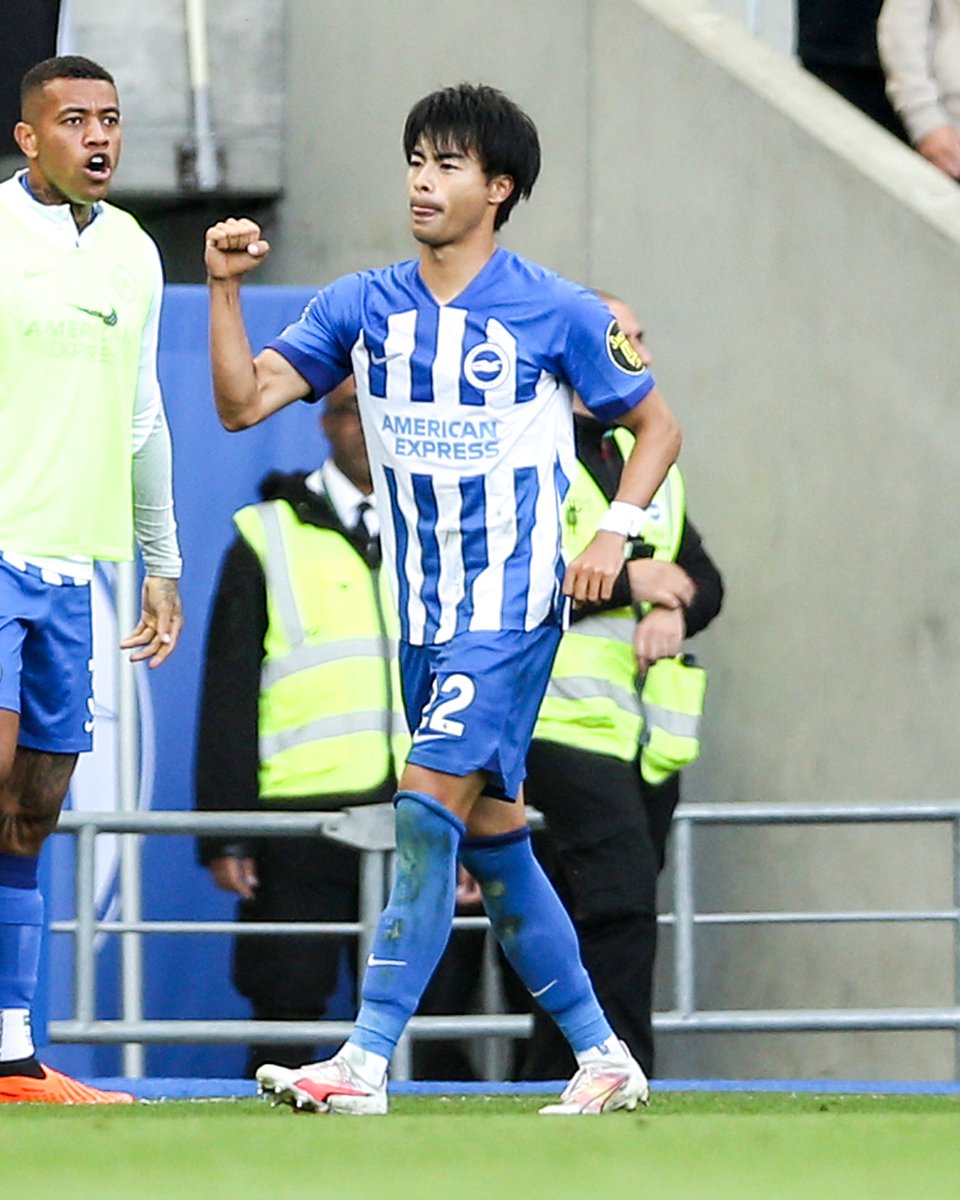brfootball's tweet image. Kaoru Mitoma subbed on to score two goals in Brighton’s win against Bournemouth 💥