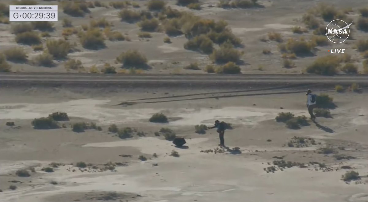 Safety assessment ... complete #OSIRISREx 
npr.org/2023/09/24/120…