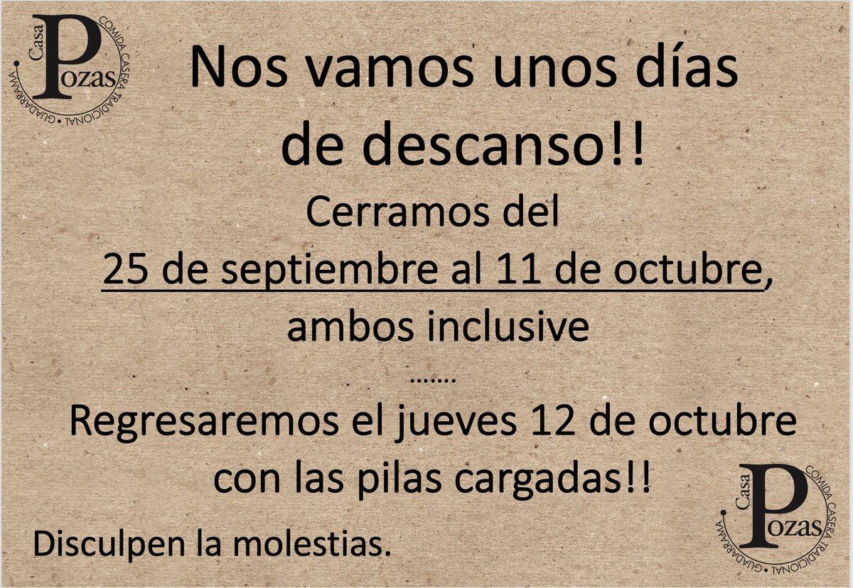 CasaPozasTartajo (@casapozas) on Twitter photo 