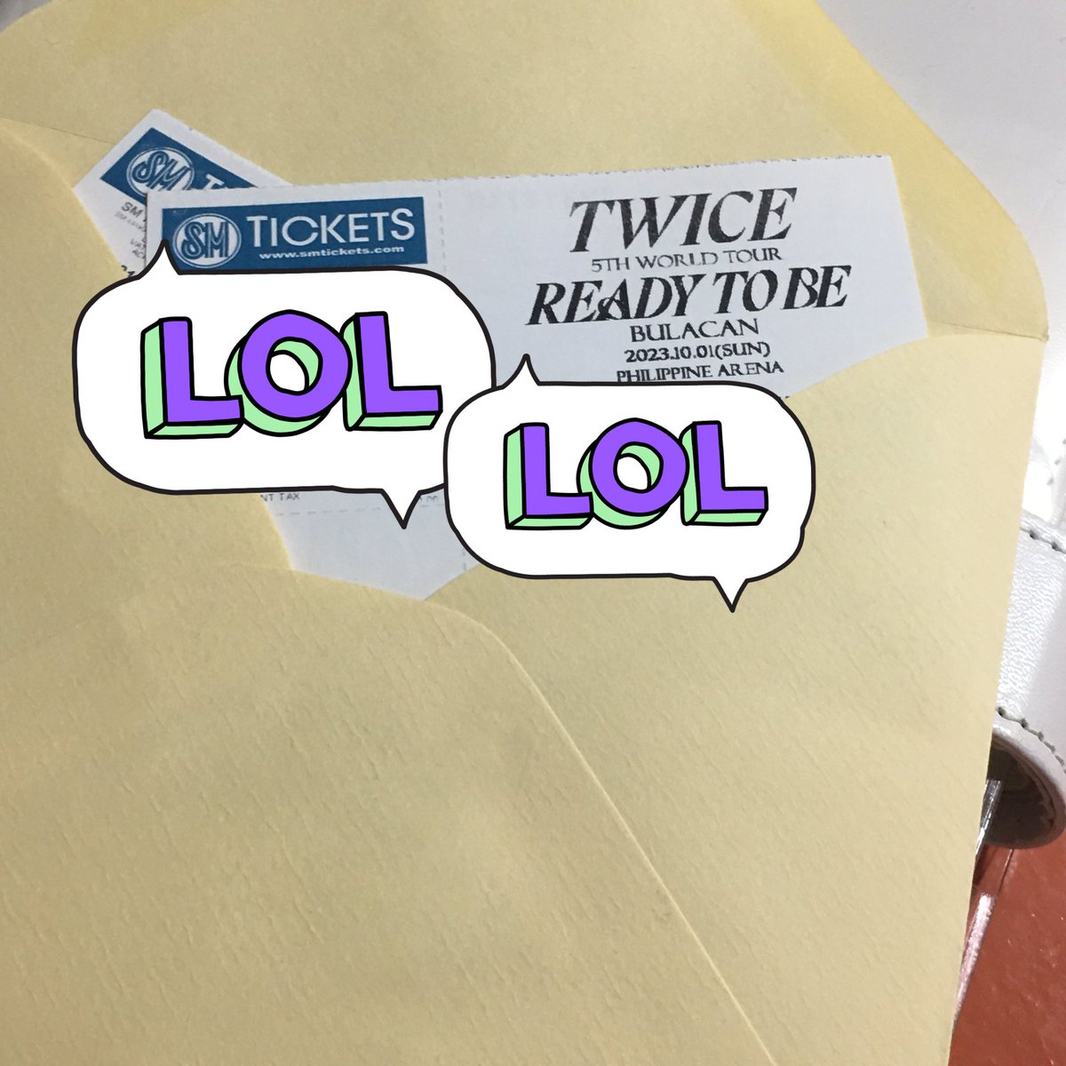 deobiwon's tweet photo. 📬 #proofnitoni
💝 #deobiwonbuys

thank u so much @chaengs_cart for the twice tickets!! everything arrived safely hihi will finally be seeing twice this weekend! 💖 https://t.co/1pZNBMTHeT