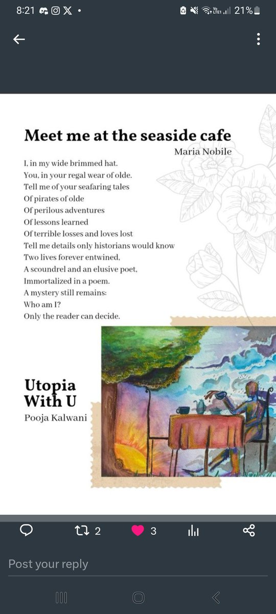 Maria G.Nobile poetry (@gnvob2) on Twitter photo Published in <a href="/ExpressionistLM/">The Expressionist Literary Magazine--SUBS OPEN</a> #poem #poetrytwitter #writerscommunity #writersoftwitter #amwriting Published in <a href="/ExpressionistLM/">The Expressionist Literary Magazine--SUBS OPEN</a> #poem #poetrytwitter #writerscommunity #writersoftwitter #amwriting