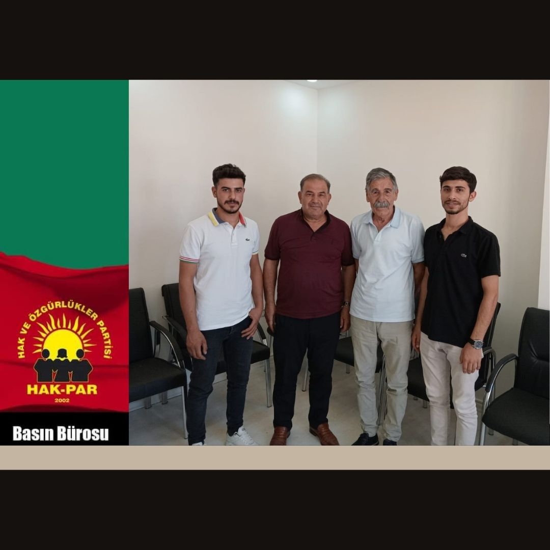 HAK_PAR's tweet photo. HAK-PAR Mardin-Artuklu ilçe Kongresi gerçekleşti.

HAK-PAR Artuklu ilçe kongresi, 24.09.2022 tarihin de Kızıltepe ilçe başkanı Ramazan İlhan ve Mazıdağ ilçe başkanı Mehmet Kurşun'un katılımıyla gerçekleşti.
HAK-PAR Artuklu ilçe başkanlığına Ali İlhan seçildi.
HAK-PAR Basın Bürosu https://t.co/jMhx0W8ifW