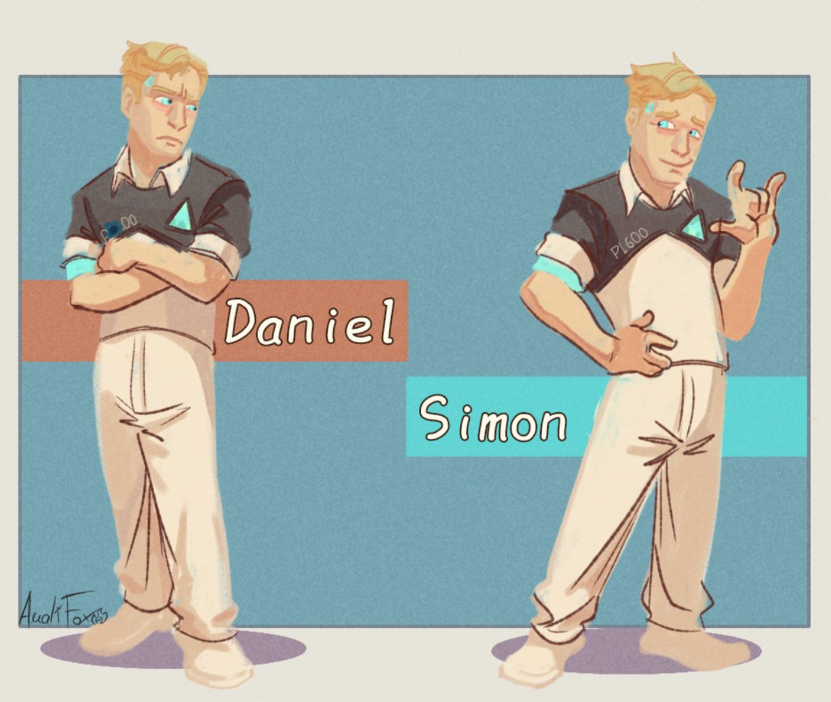 50Kig4eV11WSRS's tweet photo. This dying fandom needs some of these two. I swear if they dressed the same I would be able to tell them apart just by their facial expressions
And Simon is standing in a l4d Smoker's pose
#DetroitBecomeHuman #dbhsimon #dbhdaniel https://t.co/sfIxZLEAgI