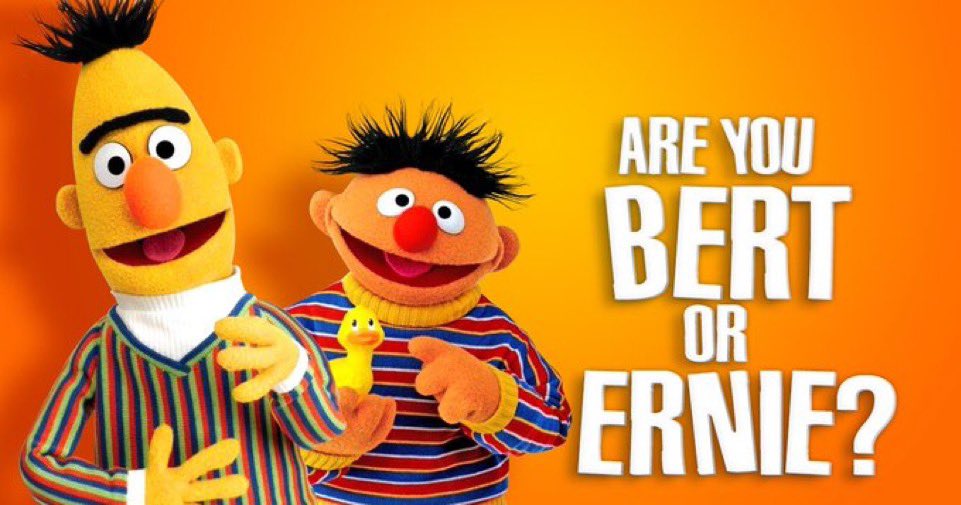 Are you Bert or Ernie?