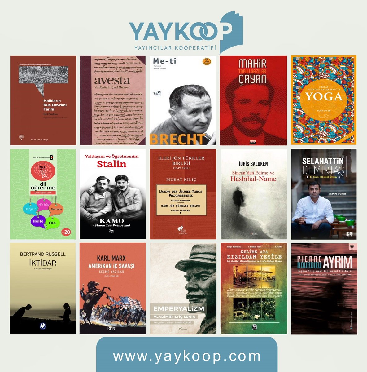 Yaykoop.com’da çok satan kitaplar %25 indirimde! @YordamKitap @avestayayin @kaldiracdergisi @KaldiracKitap @suyayinevi @palomakitap @BilimveGelecek @ceylanyayinlari @tustav92 @DipnotY @NotaBeneY @CemYayinevi @korkitap @YazilamaYayin @TekinYayinevi @NikaYayinevi