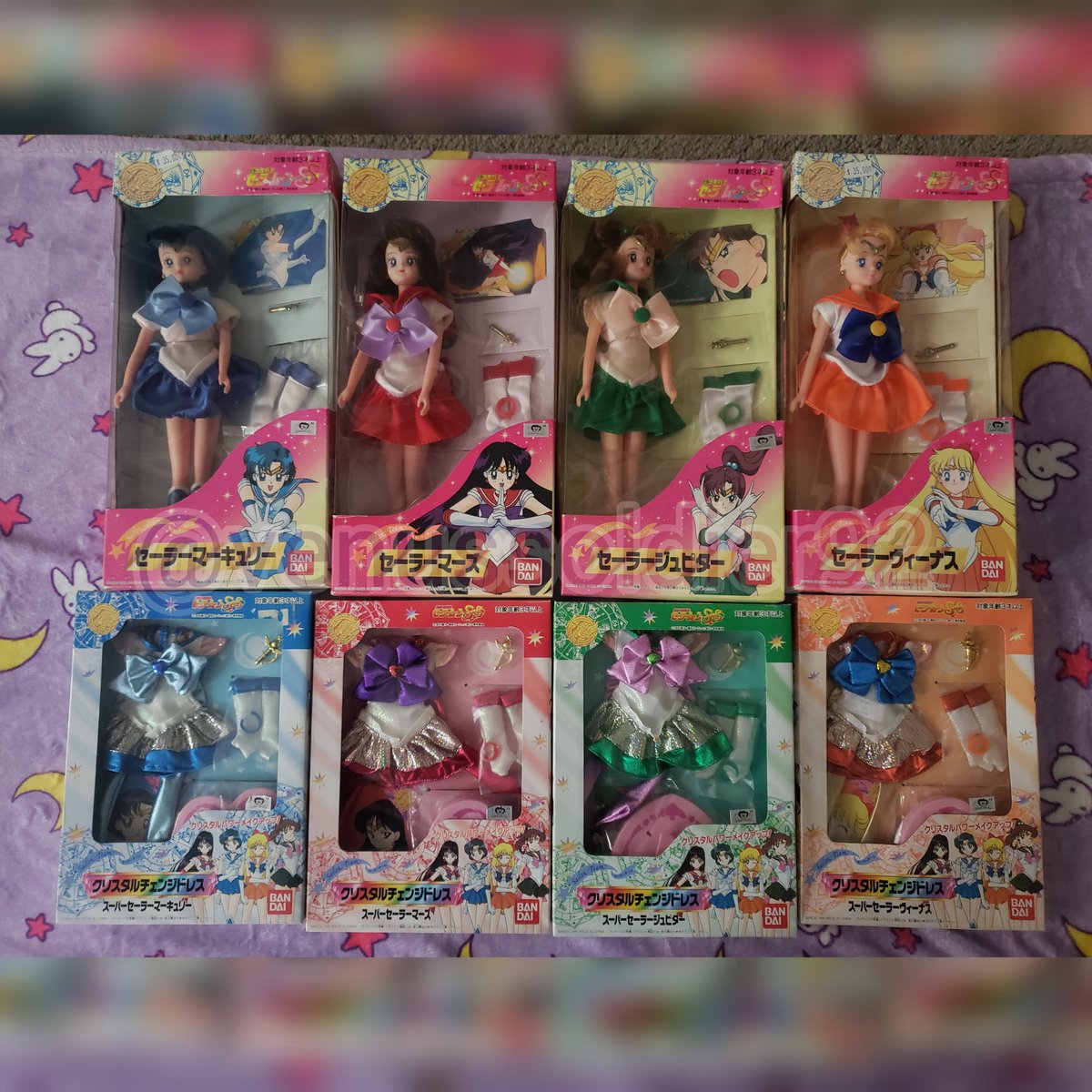 Inner SuperS Dollies with SuperS fashion Packs circa 1995
#sailormoon #sailormooncollection #prettyguardiansailormoon #dollcollector #dollphotography #dollsofinstagram #sailormooncollectibles
