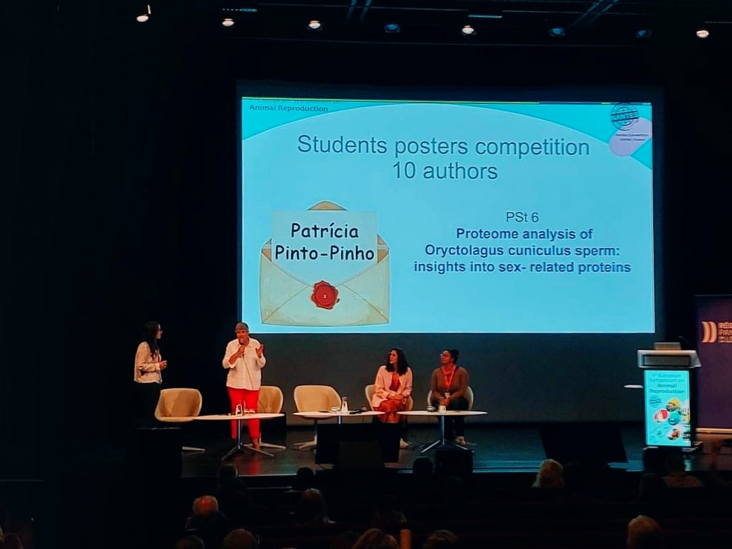 After 5 days, I'm back in Aveiro feeling delighted and honored to have brought home new contacts, great discussions, and the Student Poster Competition prize at the 1st European Symposium on Animal Reproduction, jointly organized by ECAR, ESDAR, &amp; EVSSAR 😊 
<a href="/FardilhasLab/">Signal Transduction Lab, iBiMED</a>