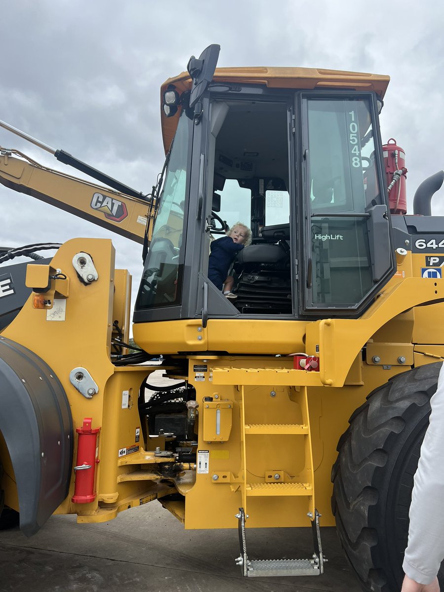 LibbyWeihsmann's tweet image. This kid was @MeckCounty’s Touch-A-Truck’s biggest fan yesterday 🚛🚜